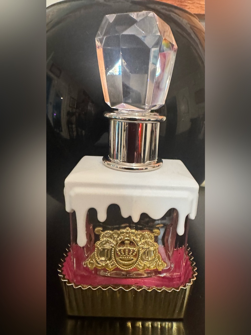 Juicy Couture Pink, White & Gold Decorative Perfume Bottle